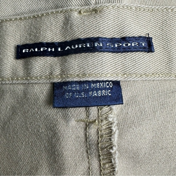 Ralph Lauren Sport Women’s Khaki Shorts. Size 10 - Picture 7 of 8